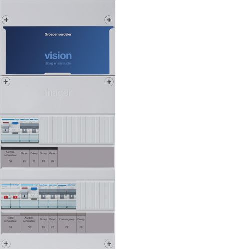 [E2XVY] Hager VISION Installatiekast - VKG22E-F
