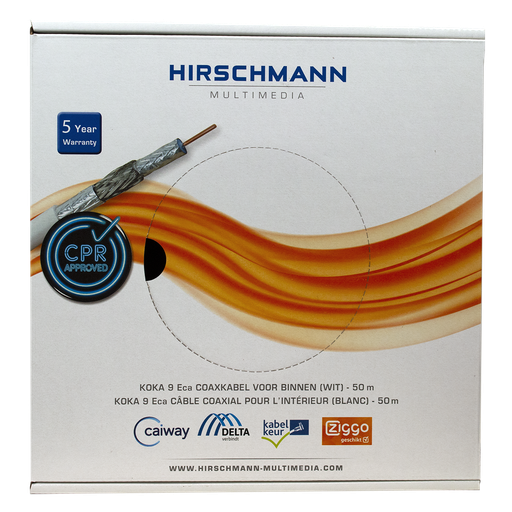 [E2XZN] Hirschmann Multimedia Coaxial Cable - 298799820 [50 Meters]