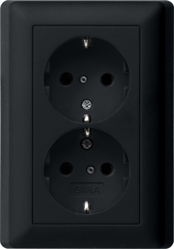 [E2YBX] Gira System 55 Wall Socket Outlet (WCD Switchgear) - 0783005