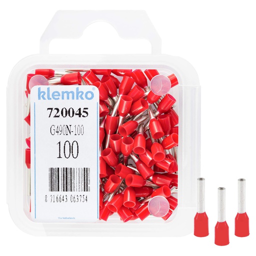 [E2YUT] Klemko Wire End Sleeve - 720045 [100 Pieces]