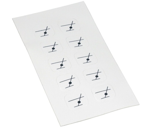 [E2Z7R] EATON INDUSTRIES Halyester Text Strip Sheet - 1034623 [10 Pieces]