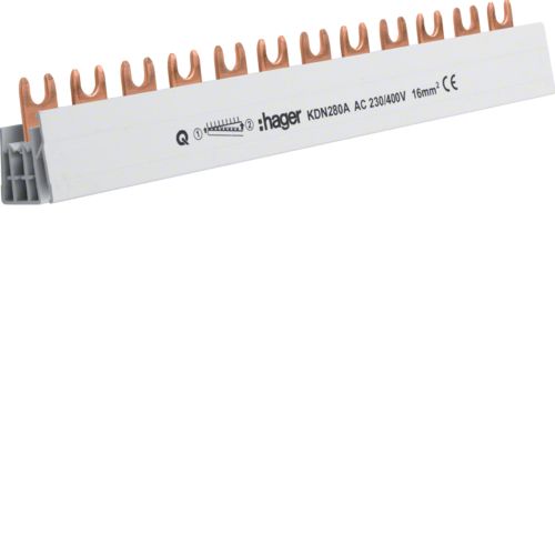 [E2ZP3] Hager Quickbusbar Kamrail - KDN280A