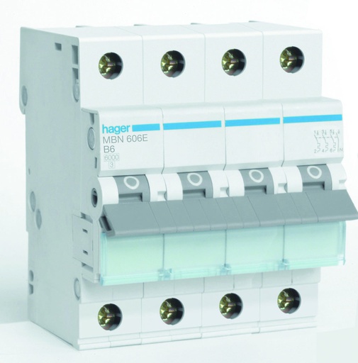 [E2ZPX] Hager MBN Circuit Breaker - MBN606E