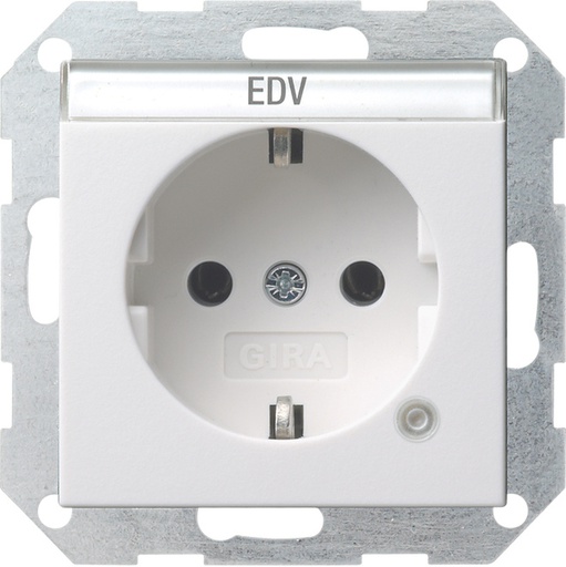 [E32NH] Gira System 55 Wall Socket Outlet (WCD Switchgear) - 045203