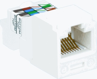 [E3336] Panduit Modulaire Mini-Com Stekker - CJ688TPIW
