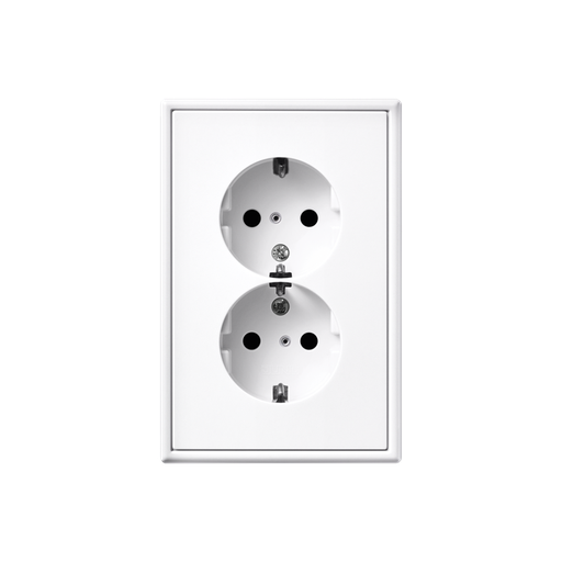 [E343C] Jung LS RANGE Wall Outlet (WCD Switchgear) - LS5015WW