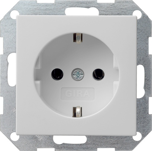 [E34D8] Gira System 55 Wall Socket Outlet (WCD Switchgear) - 0466015