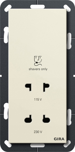 [E35KE] Gira System 55 Shear Wall Socket Outlet - 282001