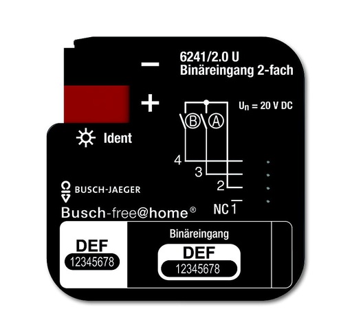 [E35QM] ABB Busch-Jaeger Busch-FreeAtHome Binary Input Bus System - 2CKA006220A0004