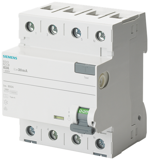 [E35W7] Siemens 5SV Residual Current Device - 5SV33466