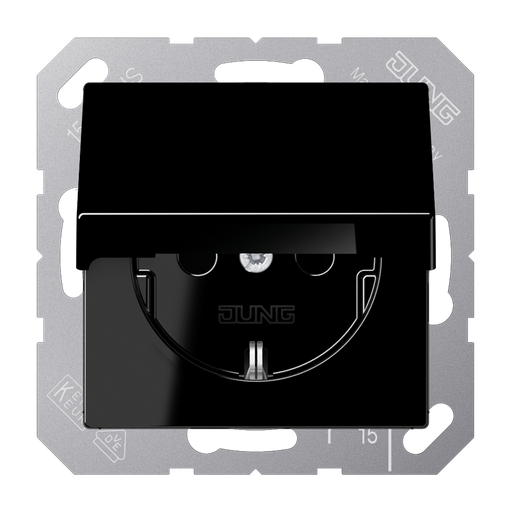 [E36EQ] Jung Wall Outlet Box (WCD Switchgear) (European Socket) - A1520NKLSW