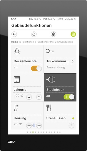 [E36VY] Gira G1 Multiple Bed Element Bus System - 207705