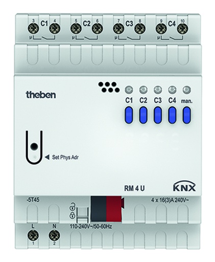 [E37D5] Interruptor RM Theben Actuador Sistema Bus - 4940223