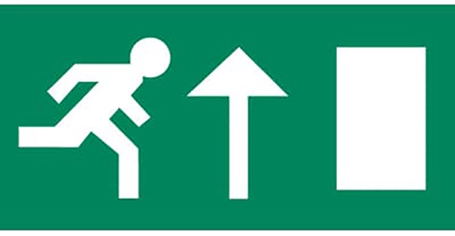 [E39M8] Van Lien Aqualux Pictogram Emergency Lighting - 7TCA091350R0888