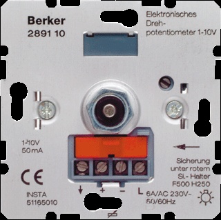 [E39N8] Hager Berker Potentiometer For Light Control System - 289110