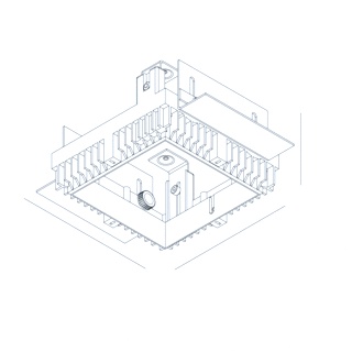 [E3CTE] Delta Light MINIGRID IN Mechanical Supply Housing luminaire - 202 71 95 01