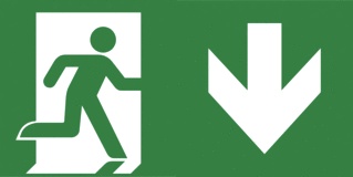 [E3CZ8] Van Lien Optilux Pictogram Emergency Lighting - 7TCA091350R3415