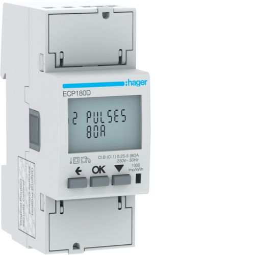 [T23K7] Hager Electricity Meter - ECP180D