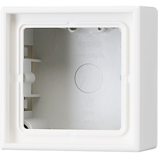 [E2T68] Jung LS990 Surface Mount Box Flush-Mounted Switchgear - LS981AWW