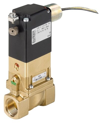 [349645] Válvula Solenoide G1 1/2'' NC Latón NBR 0.2-10bar/3-145psi 24VAC/DC Antigolpe De Ariete ATEX 5282 349645
