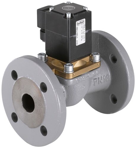 [78981] Magnetventil 40 Mm Flansch NC Gusseisen FKM 0-12Bar/174Psi 230Vac Vakuum Wasserschlagschutz 0290 78981