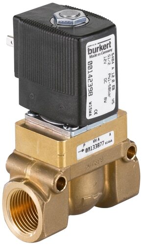 [20004411] Solenoid Valve 25 mm Flange NC Brass PTFE 1-12bar/15-174psi 24VAC 5404 20004411