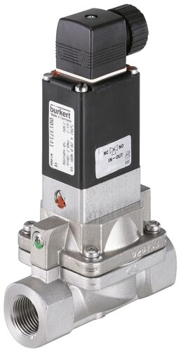 [219892] Magnetventil G1'' NO Edelstahl NBR 0.2-16bar/3-232psi 230VAC Wasserschlagschutz 5282 219892