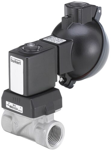 [384296] Válvula Solenoide G3/8'' NC Acero Inoxidable EPDM 0.5-10bar/7-145psi 24VAC/DC Antigolpe De Ariete ATEX 6213 384296