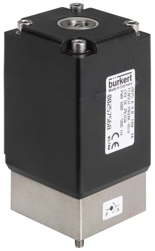 [382858] Electrovanne 45x45 mm bride SFB NC Acier inoxydable EPDM -1-20bar/-15-290psi 24VDC 2875 382858