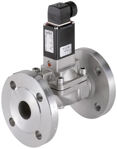 [294859] Magnetventil 40 Mm Flansch NC Gusseisen EPDM 0.2-10Bar/3-145Psi 230VAC Wasserschlagschutz 5282 294859