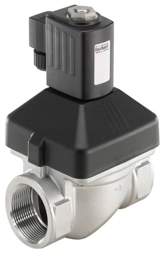 [20006119] Électrovanne G1/2'' NC Acier Inoxydable FKM 0-10bar/145psi 24VAC/DC Anti Coup De Bélier 6213 20006119