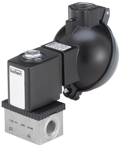 [20009743] Electroválvula G1/4'' NC Acero inoxidable FKM 0-8bar/116psi 230VAC/DC Oxígeno Libre de grasa/aceite ATEX 6013 20009743