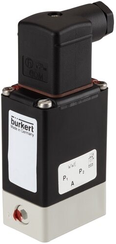 [20036314] Electrovanne 3/2 voies 32x46 mm bride SFB Mélange PP FFKM -1-5bar/-15-73psi 24VDC Vide 0331 20036314