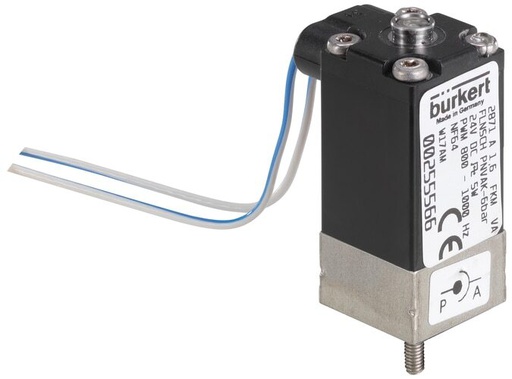 [367641] Solenoid Valve 20x20 mm SFB flange NC Stainless steel EPDM -1-3bar/-15-44psi 12VDC 2871 367641
