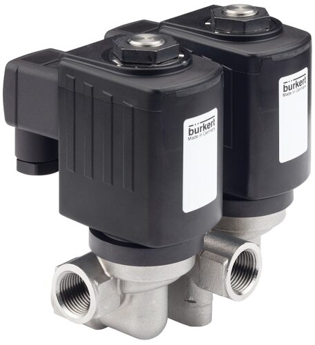 [368952] Magneetventiel NPT 1/4'' NC RVS PCTFE 1-160bar/15-2321psi 12VDC 6240 368952