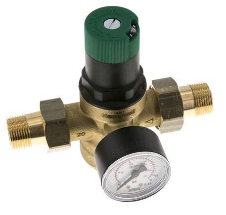 [M27EB] Réducteur De Pression De Filtre Laiton R3/4'' 52 L/Min 1.5-6 Bar/22-87Psi Eau Potable