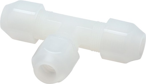 [F2VG4] 10x12 mm PVDF T-Forme Raccord De Tuyau 10bar/145psi