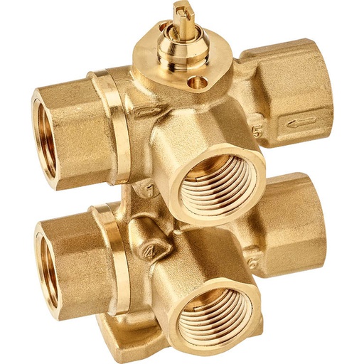 [V2V4Y] 6-Way Belimo Characterized Valve Rp1/2 Kvs0.4/0.63 ZoneTight R3015-P4-P63-B1