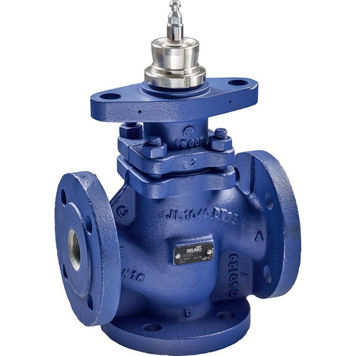 [V2VGA] Belimo 3-Way Globe Valve Flange DN100 Kvs145 Cast Iron PTFE PN16 H7100S