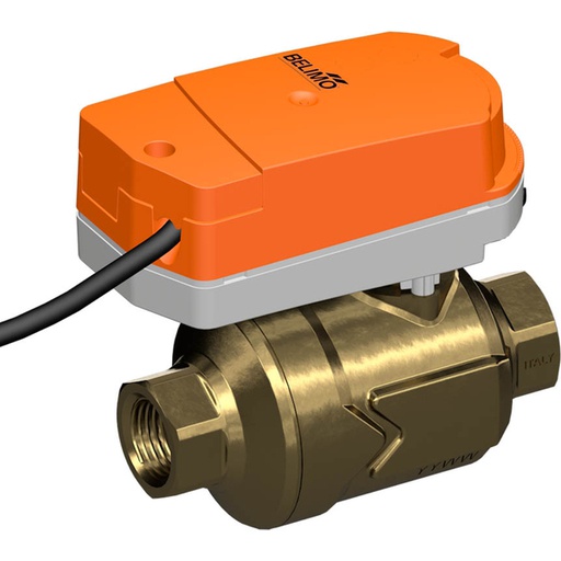 [V2WFJ] Belimo PI Zonenventil Rp1/2 Kvs0.21 24VAC/DC 75s 0-10V 1Nm IP40 C215QP-B/CQ24A-SZ