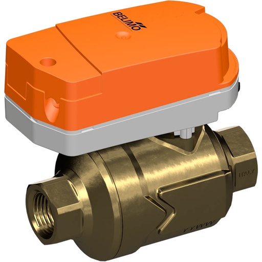 [V2WFM] Elektrisches PI-Zonenventil Rp1/2'' Messing EPDM 0,21m3/h 24 V AC/DC 25bar/362psi