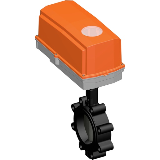 [V2X3T] Elektrische Absperrklappe DN100/PN16 120-240V AC/DC Öffnen/Schließen Lug GGG40 EPDM IP67 ISO 5211 Belimo