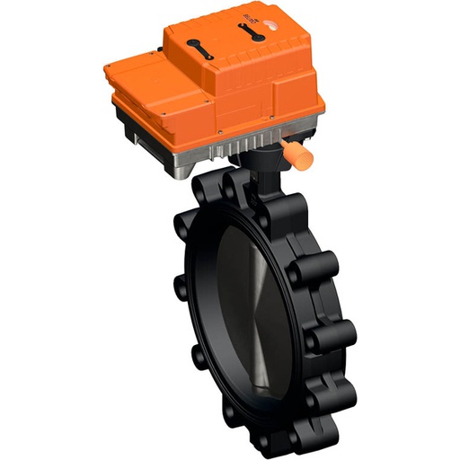 [V2X5C] Elektrische Absperrklappe DN200/PN16 24V AC/DC modulierend Lug GGG40 EPDM IP67 ISO 5211 Belimo