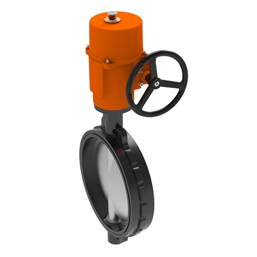 [V2XB6] Belimo Válvula Mariposa DN350/PN16 Wafer 120-240VAC/DC Modulante GGG40 EPDM IP67 ISO 5211 MFT Terminal 44s 1000Nm D6350N/SY7-230A-MF-T