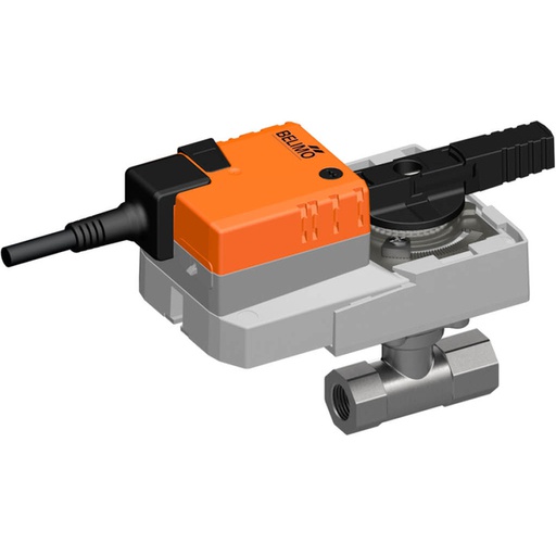 [V35Q9] Belimo Válvula De Bola Rp1/2 Kvs15 100-240VAC 90s 2/3-punto 20Nm IP54 SPDT R2015-S1/SR230A-S