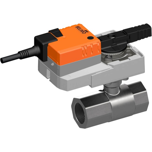 [V36QB] Belimo Ball Valve Rp1-1/2 Kvs31 24VAC/DC 90s 2/3-point 20Nm IP54 SPDT R2040-S3/SR24A-S