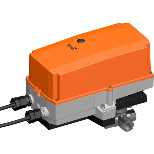 [V37BA] Elektrische 3-weg kogelkraan Rp1/2'' messing EPDM 1,6m3/h 16bar/232psi 24 V AC/DC