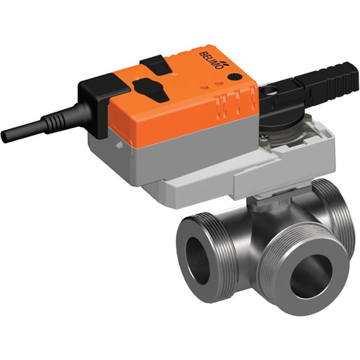 [V3ETS] Belimo 3-Way Ball Valve G2 Kvs16 24VAC/DC 9s 2-point 4Nm IP54 R530/LRQ24A