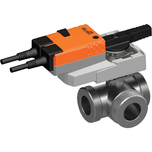 [V3EUZ] Belimo 3-Way Ball Valve G2 Kvs16 24VAC/DC 9s 2-point 16Nm IP54 R530/SRQ24A