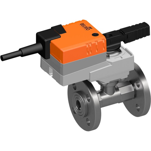 [V3FK9] Belimo Ball Valve DN15 Flange Kvs15 24VAC/DC 90s BACnet/Modbus/MP-Bus 5Nm IP54 R6015R-B1/LR24A-MOD